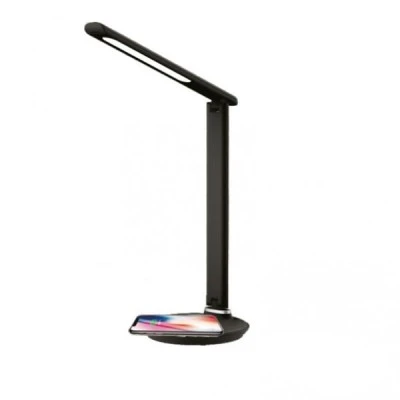 Φωτιστικό γραφείου επιτραπέζιο LED 7W 230V/5VDC 300lm CCT (3000k - 6000k) μαύρο 