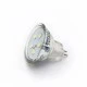 Λάμπα led MR11 2W 12V AC/DC 6200k ψυχρό λευκό φως δέσμης 105° 220 lumen Ø35mm