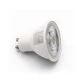 Λάμπα LED GU10 8W 230V με θερμό φως 3000Κ δέσμης 38° 800lm και σώμα αλουμινίου με πλαστική επικάλυψη