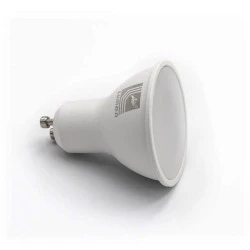 Λάμπα Led GU10 5W 230V με θερμό χρώμα φωτός 2700Κ 500lm & δέσμη 105° με επικάλυψη ματ Λάμπα Led GU10 5W 230V με θερμό χρώμα φωτός 2700Κ 500lm & δέσμη 105° με επικάλυψη ματ
