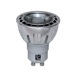 Λάμπα LED ισχύος GU10 4W 230V με 7LED δέσμης 25° 6200k ψυχρό λευκό χρώμα φωτός 260lm
