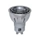 Λάμπα LED ισχύος GU10 4W 230V με 7LED δέσμης 25° 6200k ψυχρό λευκό χρώμα φωτός 260lm Λάμπα LED ισχύος GU10 4W 230V με 7LED δέσμης 25° 6200k ψυχρό λευκό χρώμα φωτός 260lm