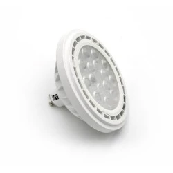 Λάμπα LED AR111 GU10 15W με θερμό λευκό φως ντιμαριζόμενη 230V 15led chip 2835SMD  δέσμης 24°