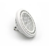 Λάμπα LED AR111 GU10 12W με ενδιάμεσο  λευκό φως ντιμαριζόμενη 230V 15led chip 2835SMD και δέσμη 24°