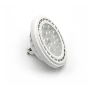 Λάμπα LED με ντουί AR111 GU10 15W PC με λευκό σώμα 230VAC 6500Κ με ψυχρό λευκό φως με δέσμη 36°