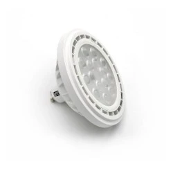 Λάμπα LED με ντουί AR111 GU10 15W PC με λευκό σώμα 230VAC 6500Κ με ψυχρό λευκό φως με δέσμη 36°