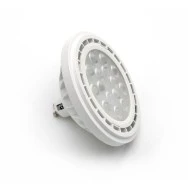 Λάμπα LED με ντουί AR111 GU10 15W με ενδιάμεσο λευκό φως 4000k 230VAC δέσμης 36° ντιμαριζόμενη