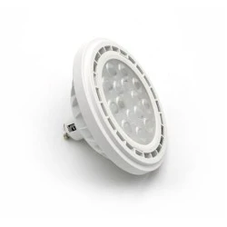 Λάμπα LED με ντουί AR111 GU10 15W με ενδιάμεσο λευκό φως 4000k 230VAC δέσμης 36° ντιμαριζόμενη
