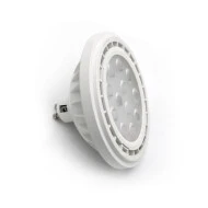 Λάμπα LED AR111 GU10 12W με ενδιάμεσο λευκό φως ντιμαριζόμενη 230V 12led chip 2835SMD και δέσμη 24°