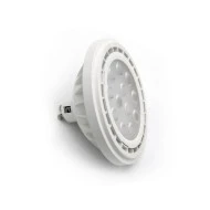 Λάμπα LED AR111 GU10 12W με ενδιάμεσο λευκό φως ντιμαριζόμενη 230V 12led chip 2835SMD και δέσμη 36°
