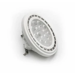Λάμπα Led τύπου AR111 GU10 15W 12VAC/DC θερμό χρώμα φωτός 3000k 1500lm δέσμης 24°
