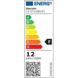 Λάμπα LED filament COG GLOBE Φ95 ντουί Ε27 12W 230V ενδιάμεσο λευκό φως 4000k δέσμη 330° και διάφανο κάλυμμα