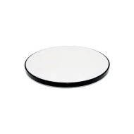 Πλαφονιέρα LED PC στρογγυλή Φ270mm 18W 4000K με ενδιάμεσο λευκό φως IP44 σε μαύρο χρώμα