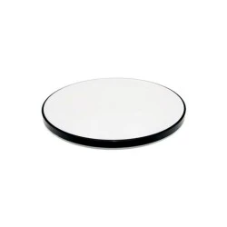 Πλαφονιέρα LED PC στρογγυλή Φ270mm 18W 4000K με ενδιάμεσο λευκό φως IP44 σε μαύρο χρώμα