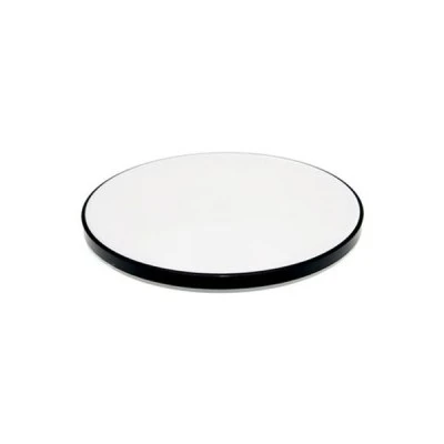 Πλαφονιέρα LED PC στρογγυλή Φ270mm 18W 4000K με ενδιάμεσο λευκό φως IP44 σε μαύρο χρώμα