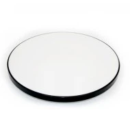 Πλαφονιέρα  LED PC Φ370mm 24W 4000K ενδιάμεσο λευκό φως IP44 στρογγυλή σε μαύρο χρώμα