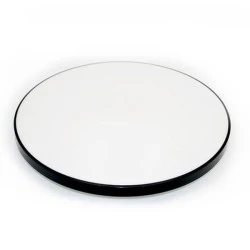 Πλαφονιέρα  LED PC Φ370mm 24W 4000K ενδιάμεσο λευκό φως IP44 στρογγυλή σε μαύρο χρώμα