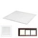 Φωτιστικό ψευδοροφής επίτοιχο LED PANEL SLIM 60x60 40W με ψυχρό χρώμα φωτός 6300K  4000lm σε λευκό χρώμα 