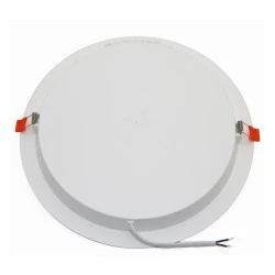 LED φωτιστικό στρογγυλό χωνευτό ψευδοροφής  24W με ψυχρό χρώμα φωτός 6200K 2400lm 120°