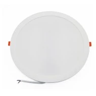 LED φωτιστικό στρογγυλό χωνευτό ψευδοροφής  24W με ψυχρό χρώμα φωτός 6200K 2400lm 120°