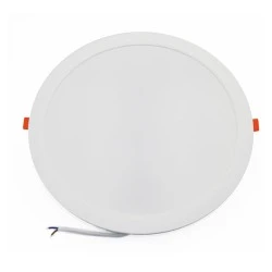 LED φωτιστικό στρογγυλό χωνευτό ψευδοροφής  24W με ψυχρό χρώμα φωτός 6200K 2400lm 120°