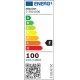 Προβολέας LED-SMD 100W 230V με ψυχρό χρώμα φωτός 6200K IP65 σε λευκό χρώμα