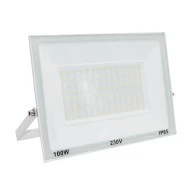 Προβολέας LED-SMD 100W 230V 4000K με ενδιάμεσο χρώμα φωτός 9000lm IP65 σε λευκό χρώμα