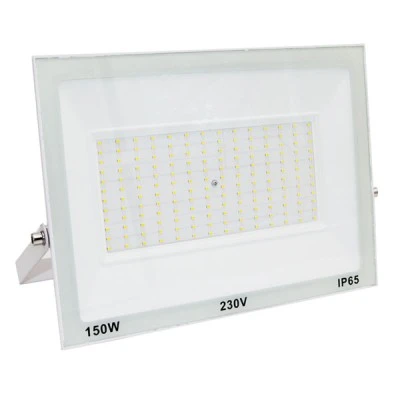 Προβολέας LED SMD 150W 230V με ψυχρό χρώμα φωτός 6200K 15000lm IP65 σε λευκό χρώμα