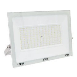 Προβολέας  LED SMD 150W 230V με ενδιάμεσο χρώμα φωτός 4000K  15000lm IP65 σε λευκό χρώμα