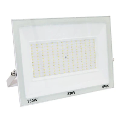 Προβολέας  LED SMD 150W 230V με ενδιάμεσο χρώμα φωτός 4000K  15000lm IP65 σε λευκό χρώμα