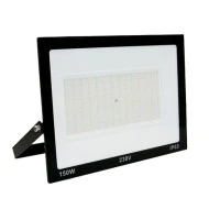 Προβολέας LED SMD 150W 230V με θερμό χρώμα φωτός 3000K 15000lm IP65 σε μαύρο χρώμα
