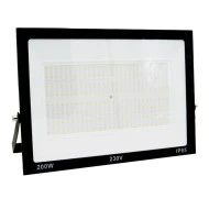 Προβολέας LED SMD 200W 230V με ενδια΄μεσο χρώμα φωτός 4000K 18000lm IP65 σε μαύρο χρώμα