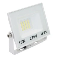 Προβολέας LED SMD 10W 230V με ενδιάμεσο χρώμα φωτός 4000K 900lm  IP65 σε λευκό χρώμα