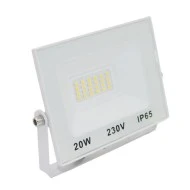 Προβολέας LED SMD 20W 230V με ψυχρό χρώμα φωτός  6200K 1800lm ΙP65 σε λευκό χρώμα 