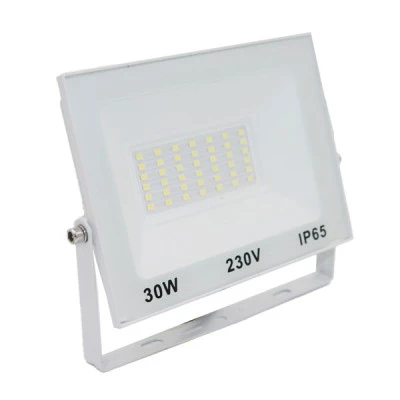 Προβολέας LED-SMD 30W 230Vμε ενδιάμεσο χρώμα φωτός 4000K IP65 σε λευκό χρώμα