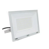 Προβολέας LED SMD 70W 230V με θερμό χρώμα φωτός 3000K 6300lm IP65 σε λευκό χρώμα