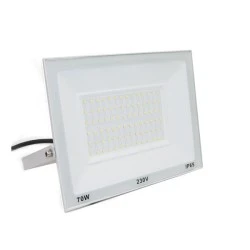 Προβολέας LED SMD 70W 230V με θερμό χρώμα φωτός 3000K 6300lm IP65 σε λευκό χρώμα