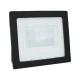 Προβολέας LED SMD 100W 230V με μπλε χρώμα φωτός IP65 με ευρεία δέσμης φωτός  120° σε μαύρο χρώμα 
