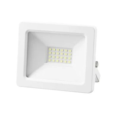 Προβολέας LED-SMD 20W λευκός με 3000K θερμό λευκό φως και δέσμη 120° 230V IP65 