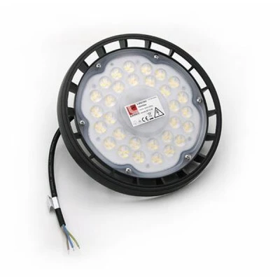 LED φωτιστικό καμπάνα UFO αλουμινίου 100W 230V 6200K με ψυχρό φως και δέσμη 90° σε μαύρο χρώμα IP65 LED φωτιστικό καμπάνα UFO αλουμινίου 100W 230V 6200K με ψυχρό φως και δέσμη 90° σε μαύρο χρώμα IP65