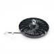 LED φωτιστικό καμπάνα αλουμινίου μαύρη UFO 100W 230V με 4000K ενδιάμεσο λευκο΄ φως 10000lm IP65