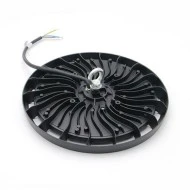 LED φωτιστικό καμπανα αλουμινίου UFO 150W 230V 6200K ψυχρό λευκο΄ φως μαύρη 15000lm IP65