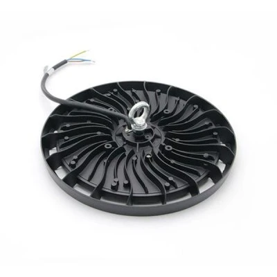 Φωτιστικό Led καμπάνα UFO 150W 230V με 4000K ενδιάμεσο λευκό φως και μαύρο σώμα αλουμινίου Φωτιστικό Led καμπάνα UFO 150W 230V με 4000K ενδιάμεσο λευκό φως και μαύρο σώμα αλουμινίου
