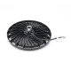 Φωτιστικό Led καμπάνα μαύρη UFO 200W 230V με ψυχρό φως 6200k και δέσμη 90° 20000lm IP65