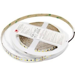 Ταινία led λευκή αυτοκόλλητη 5m 24VDC 14.4W/m 2835 140LED/m με θερμό λευκό φως 3000K IP54