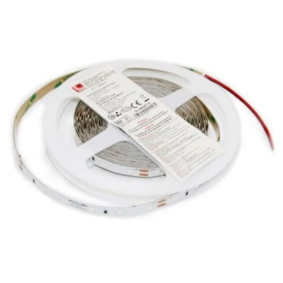 Ταινία led λευκή αυτοκόλλητη 5m 24VDC 7.2W/m με μπλε φως 2835 60LED/m IP54