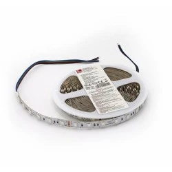 Ταινία Led λευκή 5m 24VDC 10W/m RGB 5050 60LED/m μη στεγανή IP20