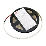 LED ταινία λευκή αυτοκόλλητη 5m 12VDC 9.6W/m 2835 με ψυχρό λευκό φως  6500K 120LED/m IP54