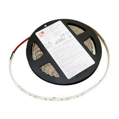 LED ταινία λευκή αυτοκόλλητη 5m 12VDC 9.6W/m 2835 με ψυχρό λευκό φως  6500K 120LED/m IP54