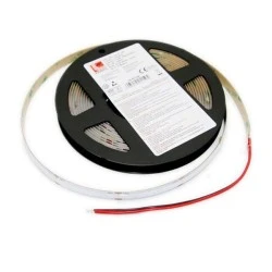 Ταινία λευκή LED COB 5m γραμμικού φωτισμού 24VDC 14W/m 528LED/m με μπλε φως IP20